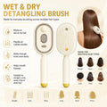 3-in-1 electric spray massage comb brush